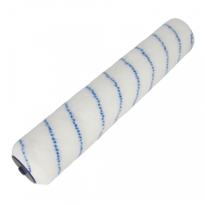 Verfroller nylon 50cm blauwe streep